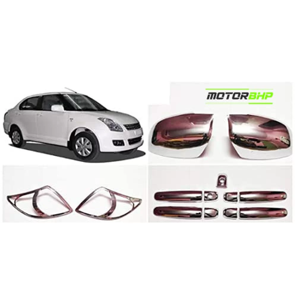 Swift dzire on sale chrome kit